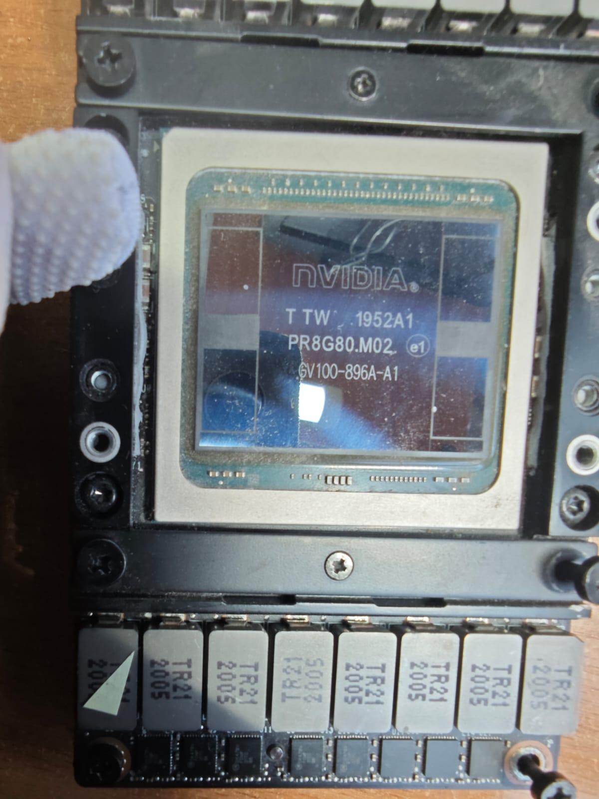 Востановление, и попытка запуска tesla v100